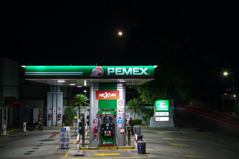 PEMEX Production of Gasoline at its lowest levels