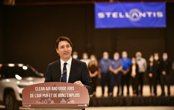 Stellantis, Trudeau invest $2.8bn in EVs in Canada